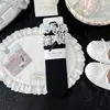 Meias Ruffle de Renda Estilo Ballet Miu para Mulheres, Meias Finas de Meia-Perna Doce para Primavera e Verão com Laço