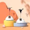 Novo Brinquedo de Entretenimento Automático para Gatos da Amazon com Ventosa, Pena e Haste Retrátil com Retorno Automático