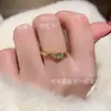 Anillo de jade azul natural para mujer, estilo de lujo ligero europeo y americano, s925 plata, venta al por mayor de fábrica, pequeño, batata, material natural peligroso