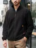 Sudadera para Hombre Transfronteriza Otoño e Invierno Amazon Nueva Sudadera Deportiva Polar Cálida con Cremallera para Hombre