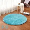 Alfombra PV de terciopelo, superventas transfronteriza de seda y lana, alfombra redonda para sala de estar y dormitorio, tapete para silla de computadora, tapete de yoga, lavable