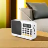 Rádio para Idosos Hongba 602 Carregamento Portátil Player Rádio Multifuncional com Entrada para Cartão Alto-falante Bluetooth
