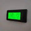 Reloj de Coche Termómetro de Coche Detección de Temperatura Reloj Digital de Coche Reloj con Calendario de Coche Termómetro Luminoso