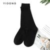 9 colores opcionales calcetines de punto cálidos de lana pura con rayas casuales calcetines elásticos para mujer de longitud media hasta la pantorrilla nuevo artículo