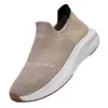 Estación Independiente Transfronteriza Zapatos Deportivos Casuales Nuevos para Hombre, Zapatos para Correr Ligeros y Transpirables, Parte Superior de Tejido Flyknit, Sin Cordones