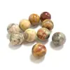 Amazon Cross-Border Venda Quente Cristal Rosa Natural 20mm Contas Redondas Não Porosas Pedra Solta Acessórios para Pulseira DIY Fabricante Atacado