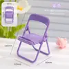 Suporte de Celular Dobrável Minimalista Estilo Desenho Animado com Toque Feminino, Suporte Portátil para Assistir Filmes e Transmissões ao Vivo em Tablets, Fácil de Usar para Tirar Fotos