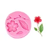 Molde de Silicona para Rosas, Girasoles, Margaritas, Flor de Loto, Crisantemos, Girasoles para Fondant, Chocolate, Pastel
