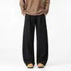 Ropa de Hombre Fengshe / Nuevo Estilo Primavera y Otoño 2026 Pantalones Casuales Curvos Holgados con Cintura Elástica Suave y Tratamiento Anti-Planchado
