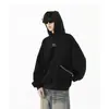 Sudadera con capucha holgada estilo retro americano para hombre de otoño e invierno Moda masculina Versátil Ambiente Sudadera holgada básica
