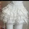 Dulce Falda Abullonada de Ballet 2026, Moderna Falda Corta de Encaje Adelgazante tipo Pastel, Nueva Media Falda de Cintura Alta