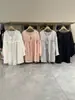 Camisa Simple de Manga Larga Ancha con Nudo al Frente 69377 Blusa de Manga Larga con Nudo al Frente