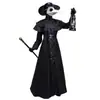Fantasia Popular de Halloween para Adultos Estilo Medieval Steampunk Doutor da Peste Europeu e Americano Fantasia de Corvo Dropshipping