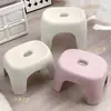Taburete Pequeño [Antideslizante y Estable] para Uso en el Hogar, Taburete Bajo de Plástico Adecuado para Sala de Estar, Mesa de Café, Baño y Baño de Niños