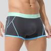 Roupa Íntima Masculina 40S Algodão Puro Confortável Boxer Listrado Estampado Roupa Íntima Para Meninos Jovens Boxer Esportivo Respirável