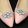 Fivela de metal para sapatos eBay transfronteiriça sapatos de noiva sapatos de casamento flor de sapato fábrica direta strass flor de sapato atacado