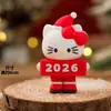 Decoração de Bolo Simples de Natal 2025 Enfeites Fofos de Boneco de Neve Pequeno Pinguim Decoração de Floco de Neve de Natal de Inverno Plug-In