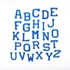 Bordado de computador logo cor letras em inglês patch adesivos número de uniforme escolar acessórios de vestuário adesivos de tecido bordados digitais