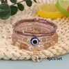 Pulsera Bohemia Transfronteriza para Mujer con Colgante de Árbol de la Vida con Borla, Diseño Multicapa Hecho a Mano con Cuentas, Diseño de Nicho