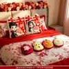 Muñecos para la cama de bodas, un nuevo juego de decoraciones para el dormitorio nupcial, muñecos de boda, figuritas para la cama de bodas y almohadas