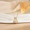 Colgantes de los Doce Signos del Zodíaco con Circonita, Modernos y Versátiles, Collar de Diseño Único, Joyería de Cobre al por Mayor, Chapado en Oro Real de 18 Quilates