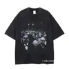 Camiseta Lavada Masculina Regatas Vintage Streetwear Hip Hop t Sh