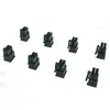 La serie 5557 MX4.2-6P con carcasa de goma negra se puede configurar según los requisitos de dos conectores cuadrados y cuatro redondos, tres redondos.