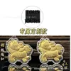 Colgante de Oro Puro 999 "Hazte Rico al Instante", Amuleto de la Suerte de Oro Princess "Por Favor Hazte Rico", Regalo para Cambiar la Fortuna, Logotipo y Diseño Personalizados Disponibles