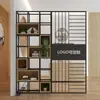 Divisória de Tela Prateleira Decorativa Madeira Maciça Estante de Livros Suporte para Flores Rack de Exposição de Entrada Balcão de Escritório Parede de Imagens Moderno