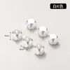 Espaçadores de Contas de Liga, Cor Dourada e Prateada, Separadores de Contas Antidesbotamento para Pulseiras, Materiais para Contas, Acessórios Espaçadores, Separadores de Contas