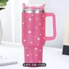 Em estoque transfronteiriço novo Stanley stanley 2ª geração 40OZ isolamento térmico alça fria copo com broca e ventosa de broca