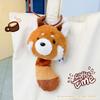 Creativa Serie Chubby Zoo Llavero Colgante para Bolsa Muñeco Cola de Zoológico Muñeco Agarre Regalos