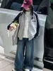 Ropa exterior de primavera y otoño para niñas, nueva chaqueta de béisbol estilo coreano para niños 2026, estilo casual, cuello alto, chaqueta abierta para niños mayores