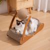 Rascador para Gatos con Forma de Motocicleta, Resistente al Desgaste y No se Astilla Fácilmente, Juguete para Gatos, Tablero Vertical Integrado para Rascar, Sillón Reclinable, Sofá, Cama para Gatos