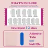 Venda Quente Transfronteiriça Europeia e Americana Preto Dourado Francês Pontos de Borboleta Diamante Unhas Postiças Manicure Pronta Unhas Usáveis Produto Acabado de Unhas Postiças
