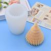 Molde de silicona para modelar árbol de Navidad con forma de patrón de origami para hornear pastel DIY