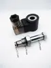 Válvula de alivio solenoide de cartucho roscado hidráulico, dos posiciones, dos vías, normalmente cerrada, DHF08-220, SV08-20 CC 24V