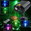 Luz de festa laser de furo duplo, luz atmosférica, luz estroboscópica KTV controlada por som, luz LED de palco para dança de bar, luz de discoteca laser