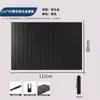 Mesa Plegable Portátil para Camping al Aire Libre con Tablero de Madera con Textura de Aleación de Aluminio, Mesa Plegable Ligera Tipo Rollo de Huevo