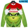 Novo Festival de Natal Festival de Halloween Hoodie com Estampa Digital 3D Gola Redonda Roupas Espessas para Homens e Mulheres