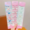 Adesivos 3D Coloridos de Borboleta Cristal Diamante Adesivos Acrílicos Estéreo Fofos Recompensa para Menina Adesivos Decorativos