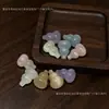 Colgante de calabaza de jade de piedra ojo de gato natural como regalo para amigos, colgante de mano, colgante para teléfono móvil, generador de tráfico para transmisiones en vivo