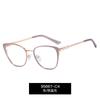 95667 Moda Metal Frame Óculos Artesanato Óculos Planos Strass Primavera Pé Computador Anti-azul Óculos