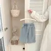 Camisa de Cuadros Amor Infantil 2026 Otoño Nueva Chaqueta Camisa de Solapa para Bebé Versátil Casual Pantalones Largos de Mezclilla