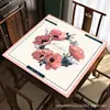 Tapete Silencioso Espesso para Mahjong Americano Tapete de Mesa Dedicado para Jogos de Cartas Tapete Guandan Tapete Antiderrapante para Poker Tapete de Mesa para Jogos de Tabuleiro