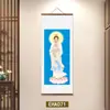 Pintura colgante de Son Guanyin Vista de Gran Misericordia del Mar de China Meridional Retrato de Guanyin en rollo Pintura Buscando Hijo para Ayudar Bebé Embarazado Pintura Decorativa