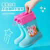 Botas de lluvia para niños exportación transfronteriza comercio exterior antideslizantes suela blanda ligeras para niños y niñas bebé botas de lluvia de media caña para niños zapatos de agua para niños