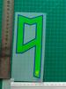Crianças-Brasil Casa A Camisa Número Letra Braçadeira Estampagem a Quente Número Transferência Térmica Mapa Camisa Camisa Suprimentos
