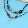 Collar con Ancla de Fabricante Df para Hombre Estudiante Retro Moderno Colgante Cadena para Clavícula Versión Japonesa y Coreana Joyería para Pareja Regalo