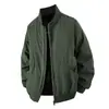Chaqueta de algodón para hombre estilo piloto con forro de polar de grafeno para otoño e invierno, abrigo versátil de estilo callejero vintage, chaqueta holgada casual de moda